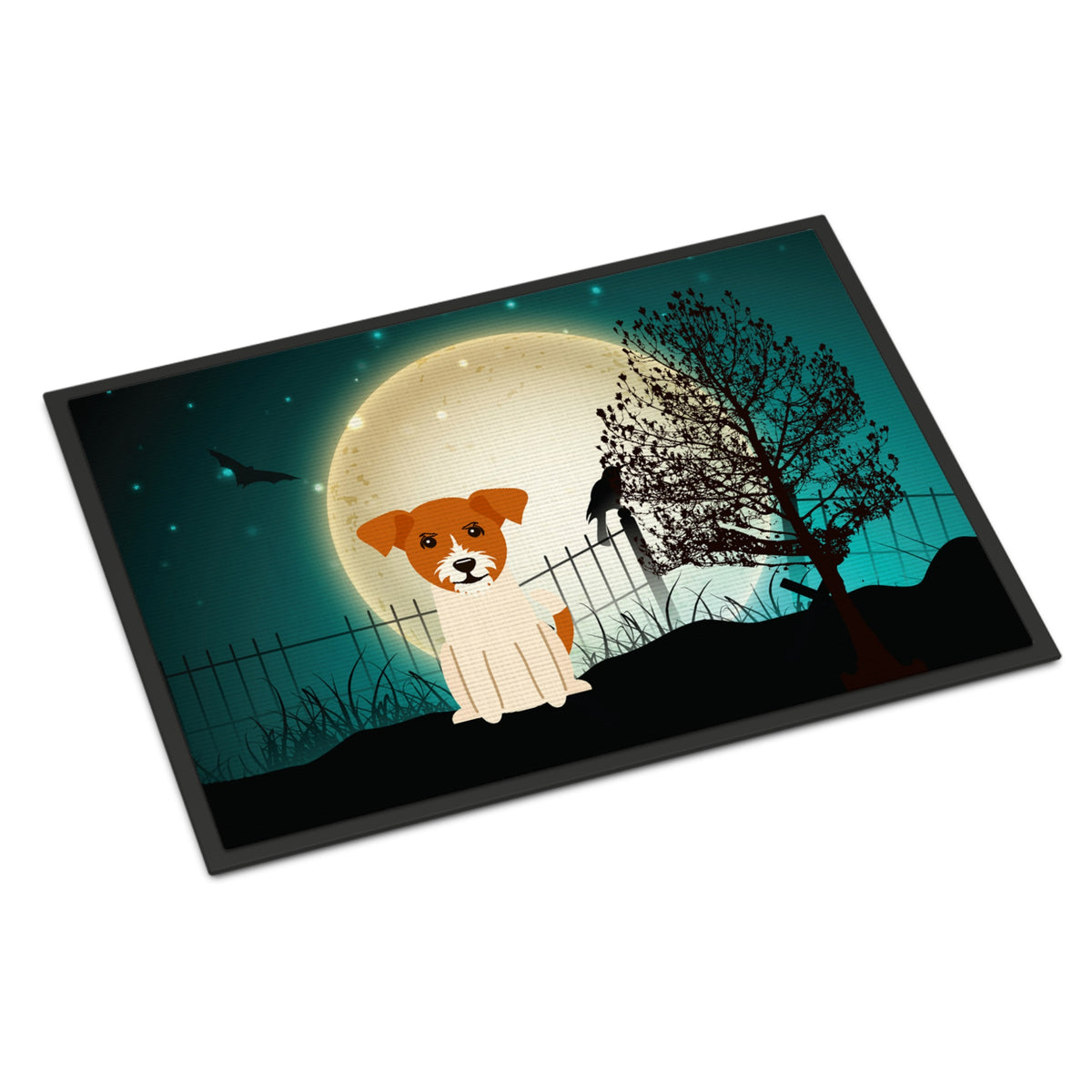 CarolineS Treasures Halloween Scary Jack Russell Terrier Indoor Or Outdoor Mat 24X36 Bb2298Jmat 24 X 36 Inch  Inch  Multicolor