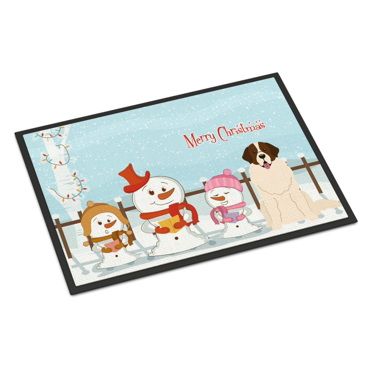 CarolineS Treasures Merry Christmas Carolers Moscow Watchdog Indoor Or Outdoor Mat 24X36 Bb2358Jmat 24 X 36 Inch  Inch  Multicolor