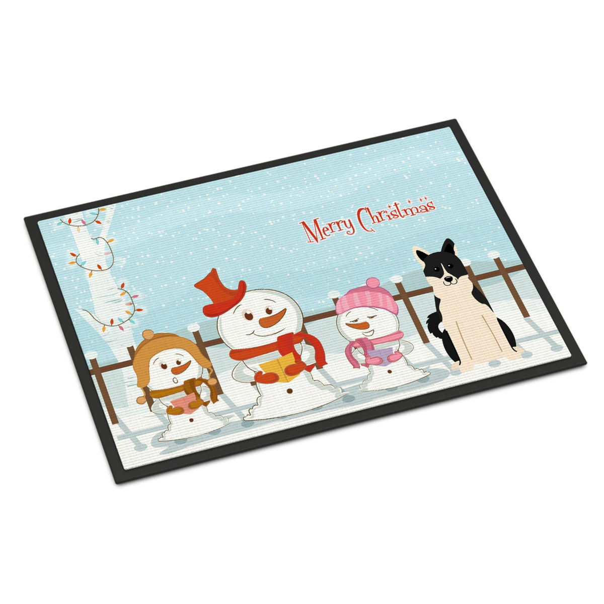 Inch CarolineS Treasures Merry Christmas Carolers Russoeuropean Laika Spitz Indoor Or Outdoor Mat 18X27 Bb2360Mat 18 X 27 Inch  Inch  Multic