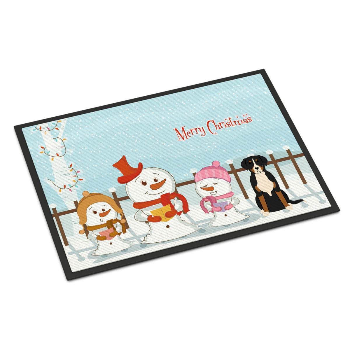 Inch CarolineS Treasures Merry Christmas Carolers Greater Swiss Mountain Dog Indoor Or Outdoor Mat 18X27 Bb2368Mat 18 X 27 Inch  Inch  Multic