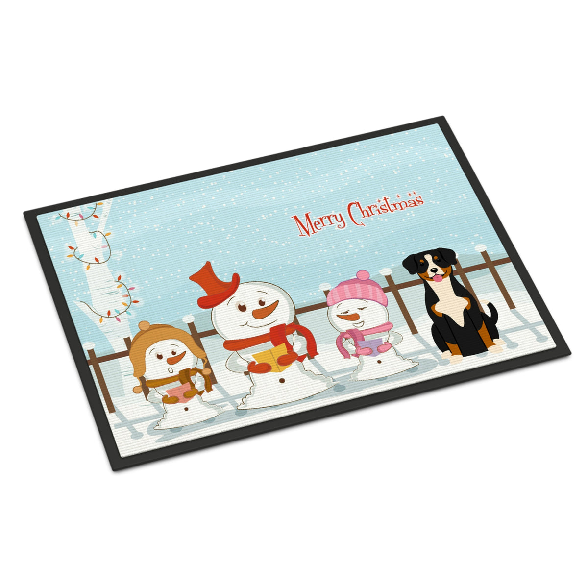 CarolineS Treasures Merry Christmas Carolers Entlebucher Indoor Or Outdoor Mat 18X27 Bb2369Mat 18 X 27 Inch  Inch  Multicolor