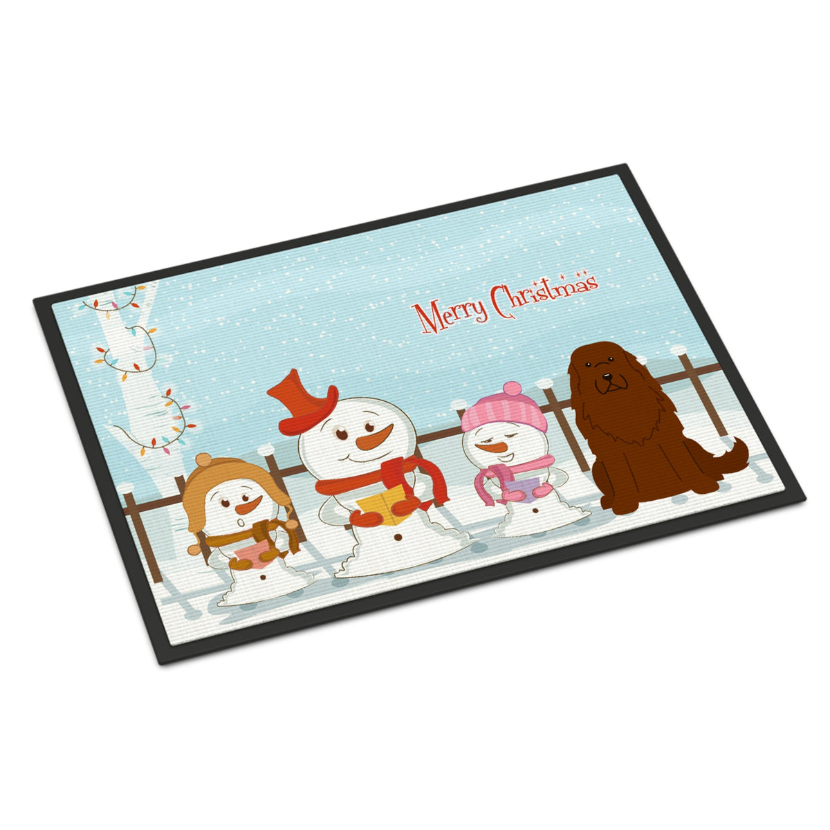 Inch CarolineS Treasures Merry Christmas Carolers Caucasian Shepherd Dog Indoor Or Outdoor Mat 24X36 Bb2381Jmat 24 X 36 Inch  Inch  Multicolo
