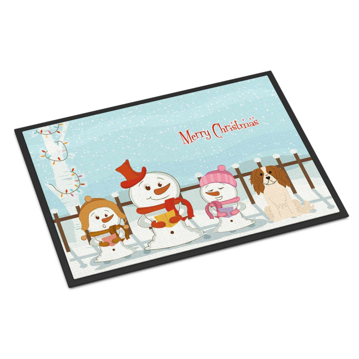 CarolineS Treasures Merry Christmas Carolers Cavalier Spaniel Indoor Or Outdoor Mat 24X36 Bb2389Jmat 24 X 36 Inch  Inch  Multicolor