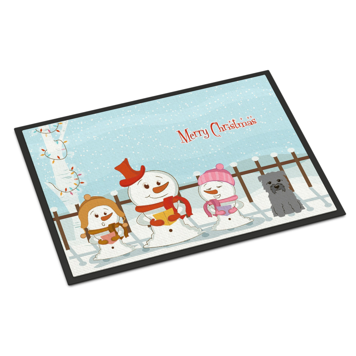 CarolineS Treasures Merry Christmas Carolers Glen Of Imal Grey Indoor Or Outdoor Mat 18X27 Bb2390Mat 18 X 27 Inch  Inch  Multicolor