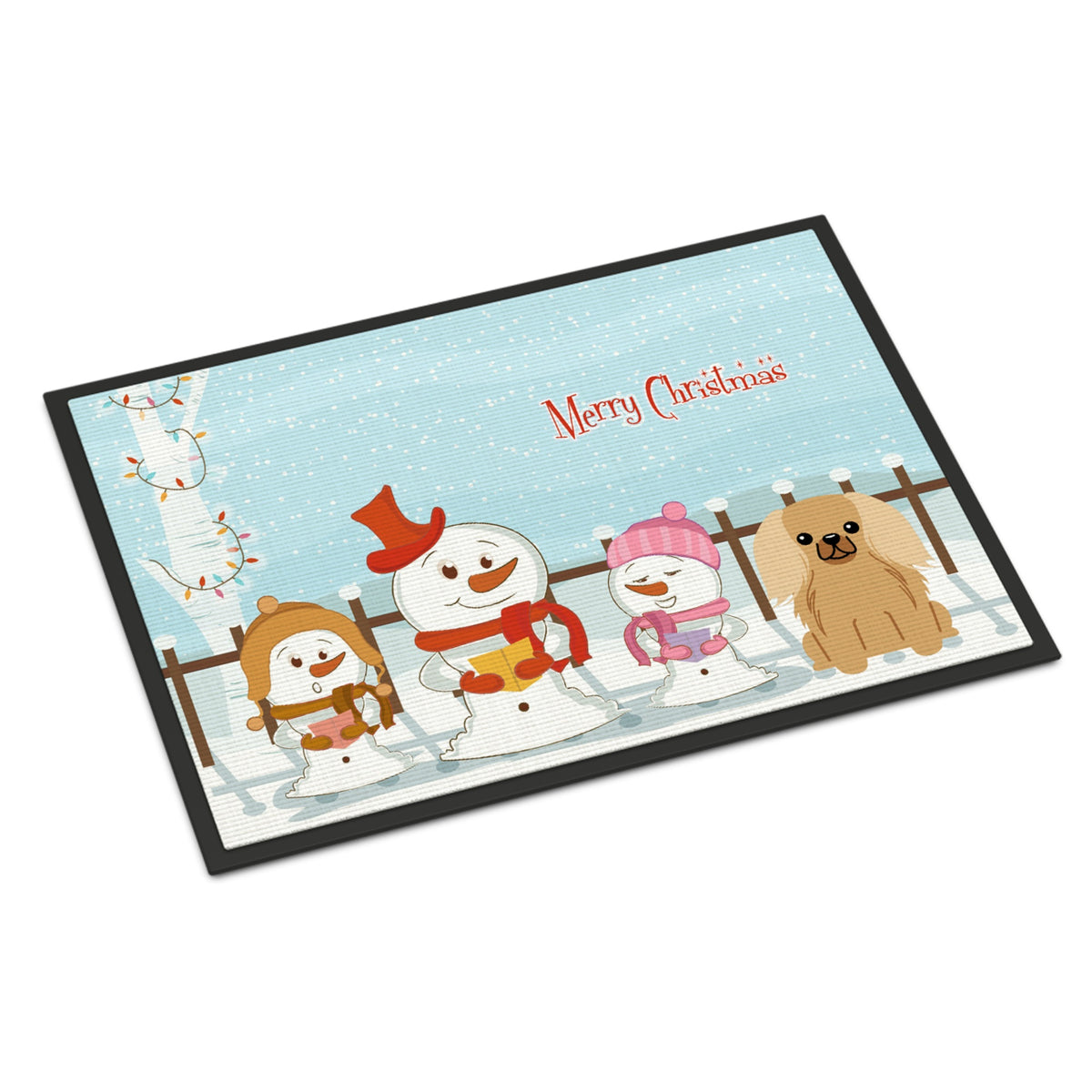 Inch CarolineS Treasures Merry Christmas Carolers Pekingnese Fawn Sable Indoor Or Outdoor Mat 24X36 Bb2435Jmat 24 X 36 Inch  Inch  Multicolor