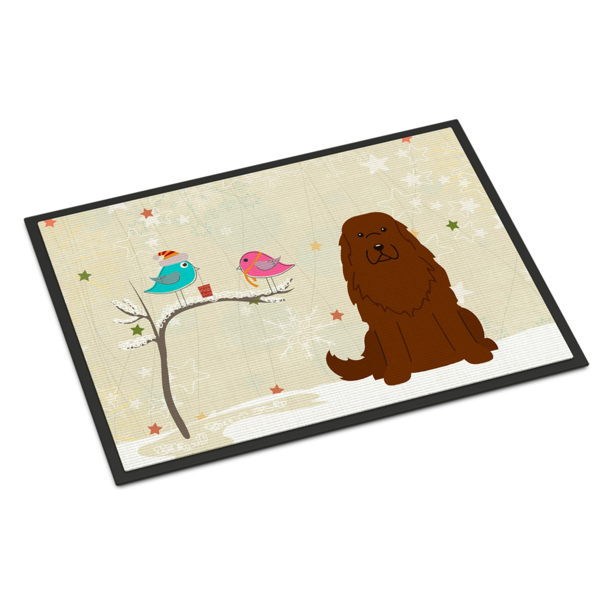 Inch CarolineS Treasures Christmas Presents Between Friends Caucasian Shepherd Dog Indoor Or Outdoor Mat 18X27 Bb2522Mat 18 X 27 Inch  Inch