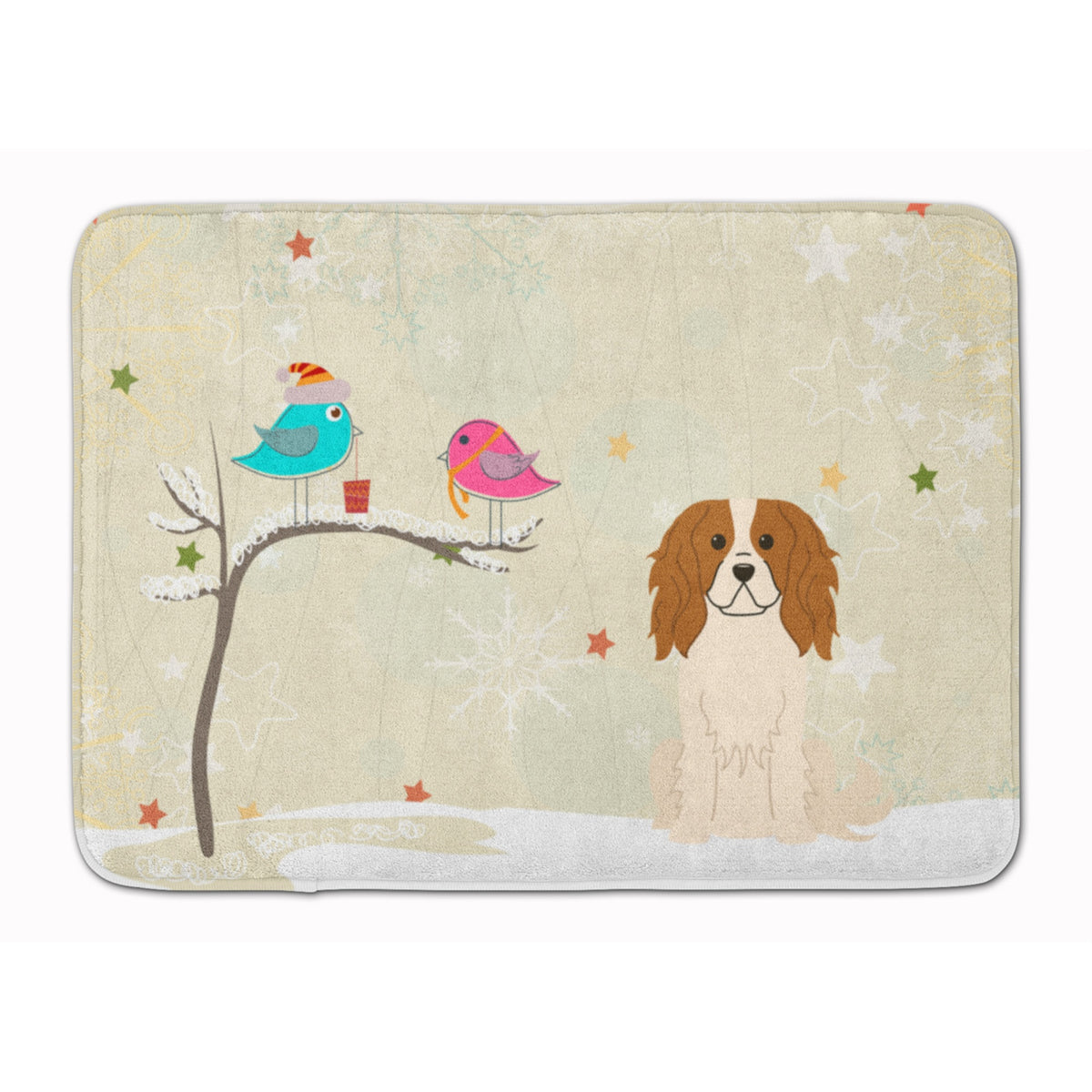 Carolines Treasures Christmas Presents Cavalier Spaniel Floor Mat, 19 x 27, Multicolor