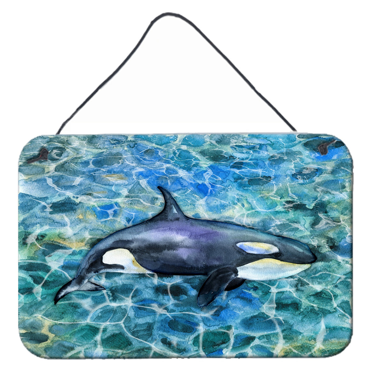 CarolineS Treasures Killer Whale Orca Metal Print, 8 H X 12 W, Multicolor