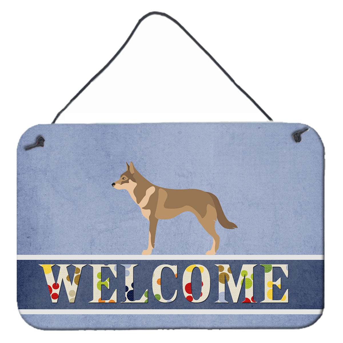 CarolineS Treasures Czechoslovakian Wolfdog Metal Print, 8 Inch  Inch  X 12 Inch  Inch , Welcome