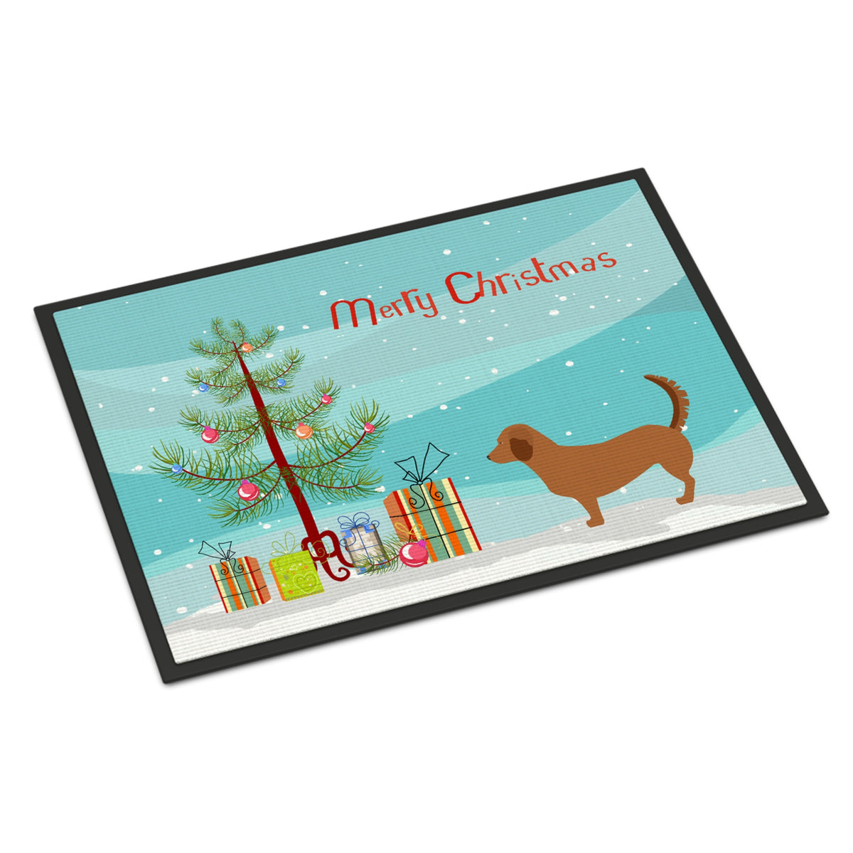 CarolineS Treasures Alpine Dachsbracke Christmas Doormat 24 Inch  Inch  X 36 Inch  Inch  Multicolor