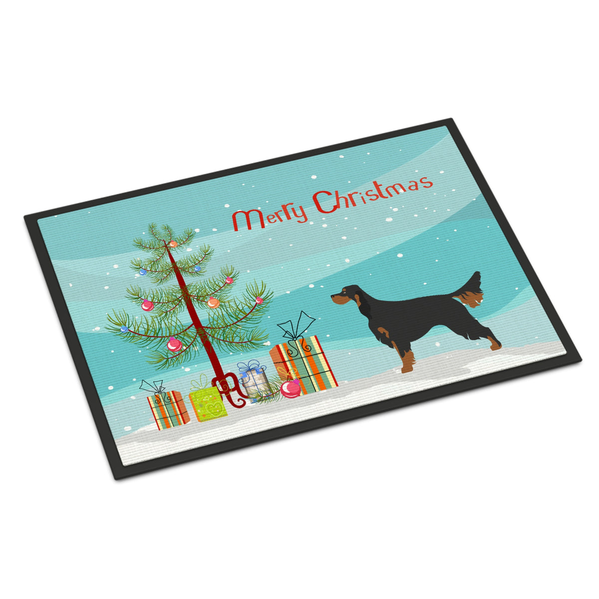 CarolineS Treasures Gordon Setter Christmas Doormat 24 Inch  Inch  X 36 Inch  Inch  Multicolor