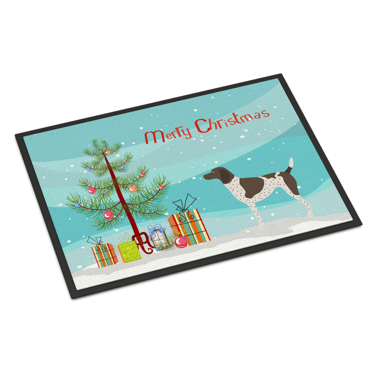 CarolineS Treasures German Shorthaired Pointer Christmas Doormat 18 Inch  Inch  X 27 Inch  Inch  Multicolor