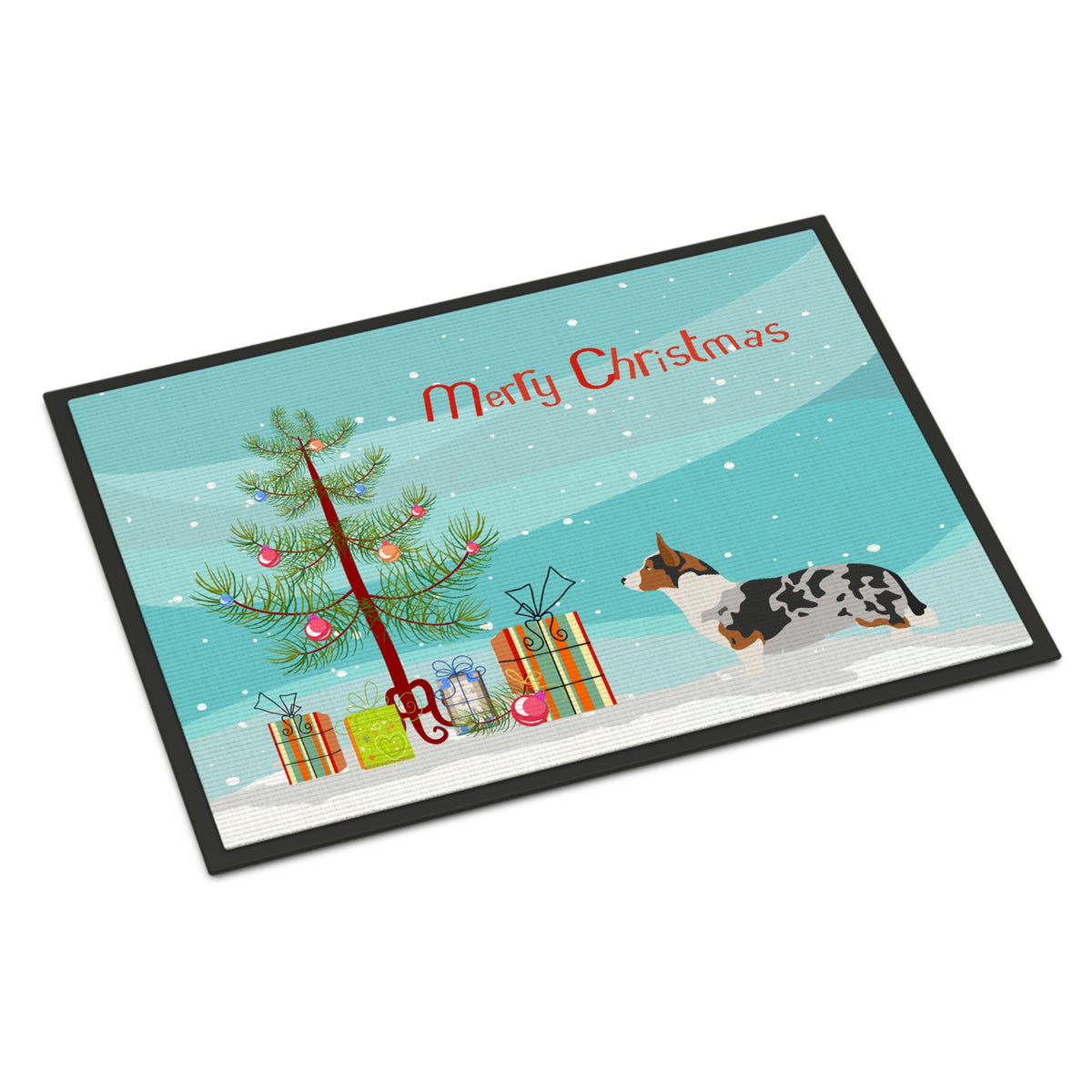 CarolineS Treasures Welsh Corgi Cardigan Christmas Doormat 18 Inch  Inch  X 27 Inch  Inch  Multicolor