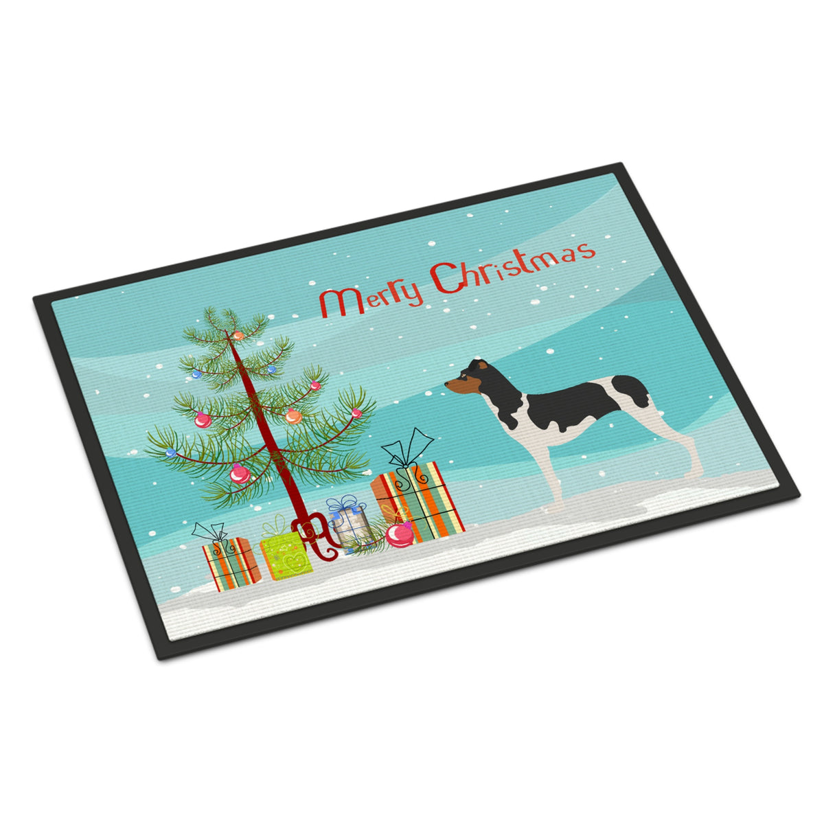 CarolineS Treasures Brazilian Terrier Christmas Doormat 24 Inch  Inch  X 36 Inch  Inch  Multicolor