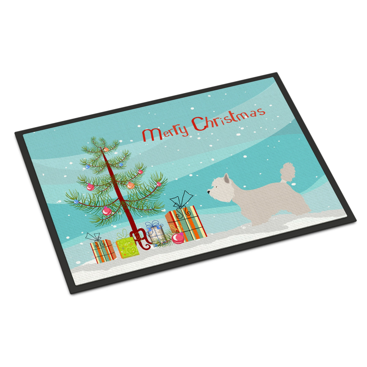CarolineS Treasures Westie Christmas Doormat 18 Inch  Inch  X 27 Inch  Inch  Multicolor