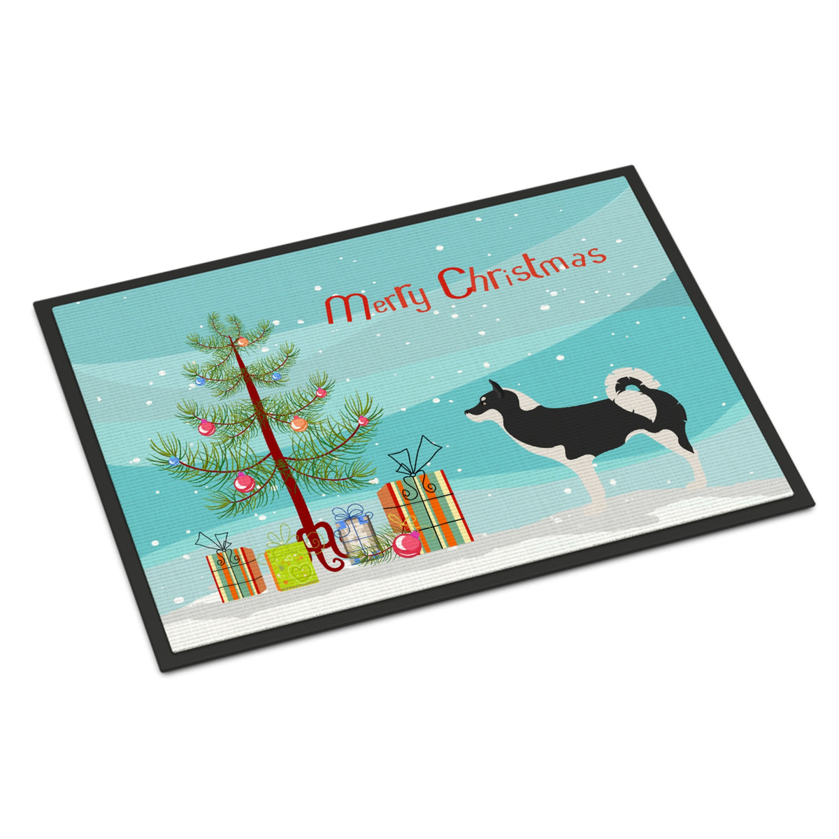 CarolineS Treasures Greenland Dog Christmas Doormat 18Hx27W Multicolor