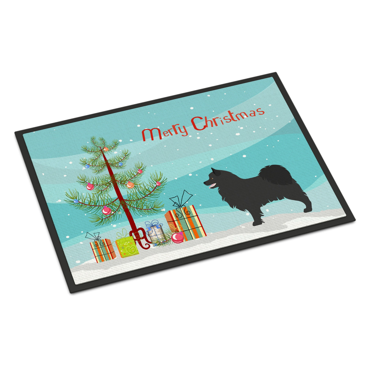 CarolineS Treasures Swedish Lapphund Christmas Doormat 24Hx36W Multicolor