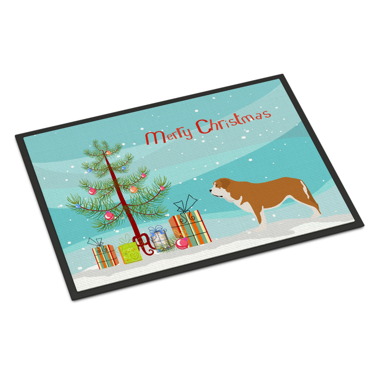 CarolineS Treasures Mastin Espanol Spanish Mastiff Christmas Doormat 24 Inch  Inch  X 36 Inch  Inch  Multicolor