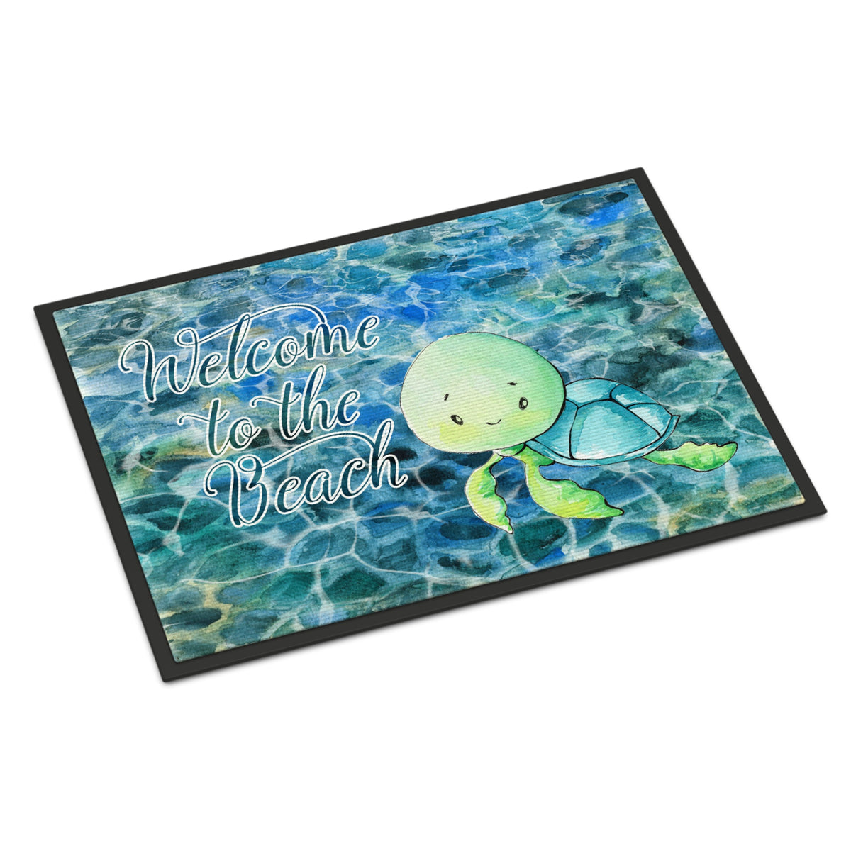 CarolineS Treasures Sea Turtle Welcome Doormat, 18 Inch  Inch  X 27 Inch  Inch , Multicolor