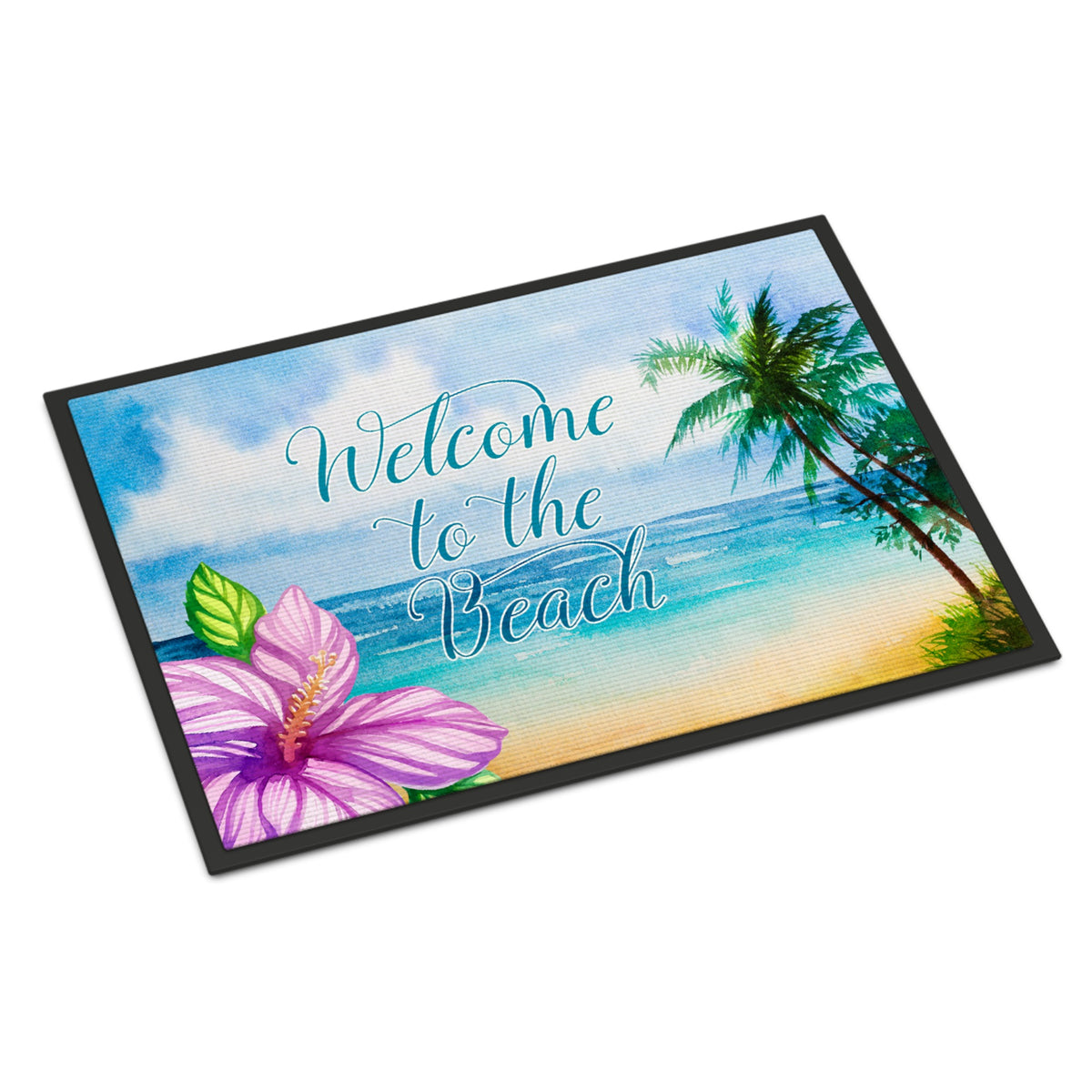 CarolineS Treasures Beach Scene Welcome Doormat, 18 Inch  Inch  X 27 Inch  Inch , Multicolor