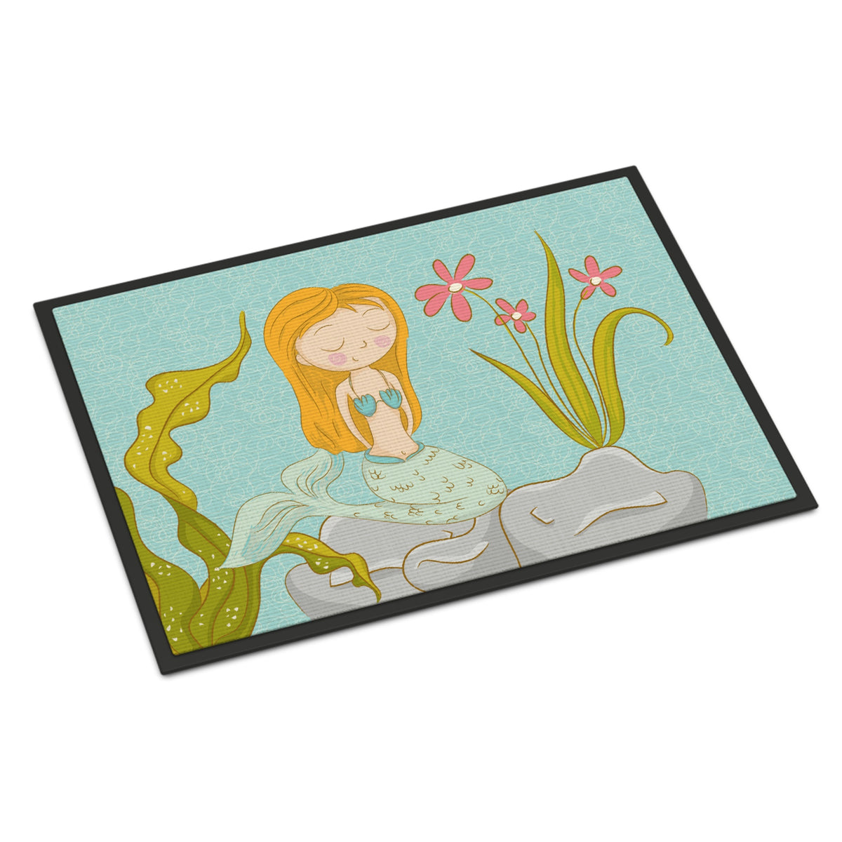 CarolineS Treasures Mermaid Underwater Scene Doormat 24 Inch  Inch  X 36 Inch  Inch  Multicolor
