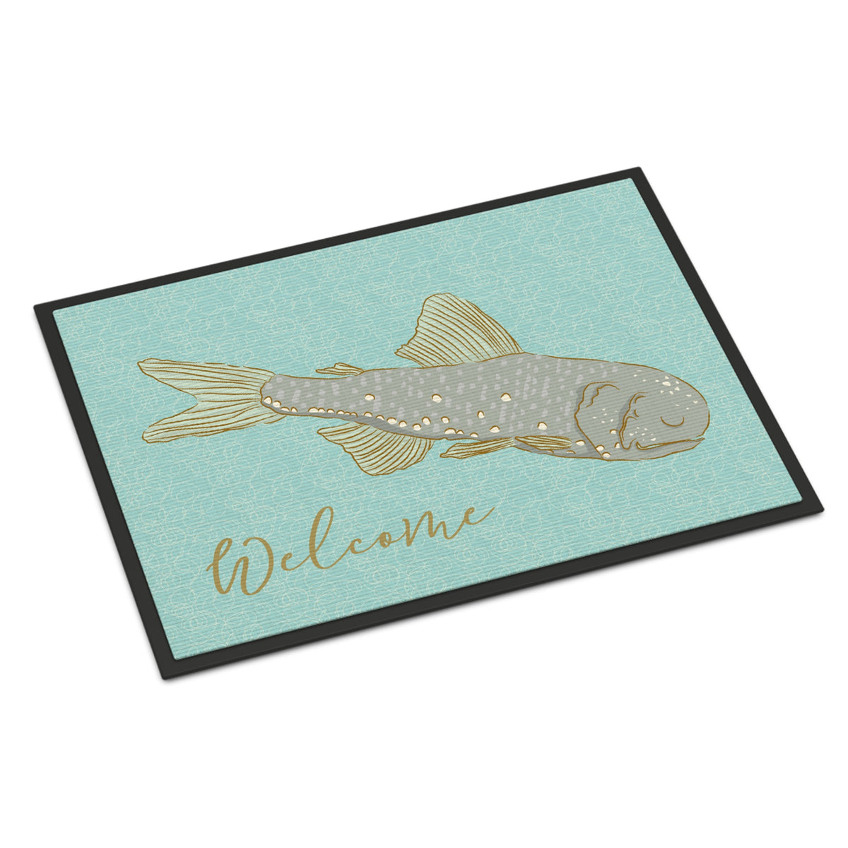 CarolineS Treasures Fish Welcome Doormat 18 Inch  Inch  X 27 Inch  Inch  Multicolor