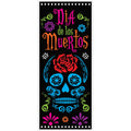 Day of the Dead Plastic Door Cover- 1 pc.
