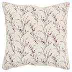 Rizzy Home Floral 20" X 20" Cotton Pillow Cover In Berry