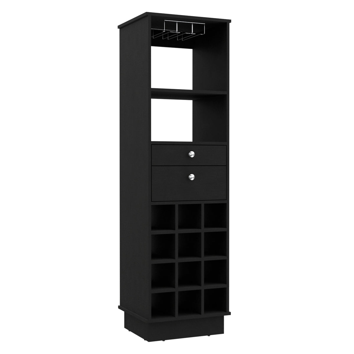Classic Bar Cabinet  -Living Room -Black