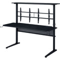 Gaming Table With Usbport, Black