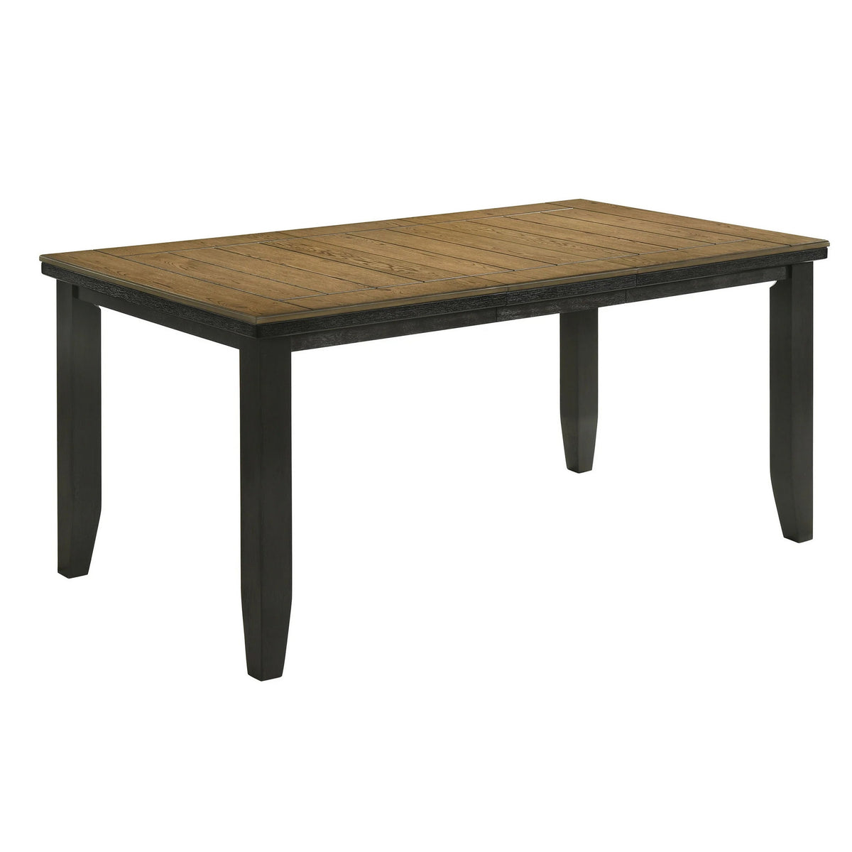 Woodlands 6078 Inch Counter Height Dining Table, Extendable, Brown Wood