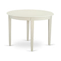 BOWE5-WHI-W 5 PcKitchen Table set for 4-Table and 4 Dining Chairs