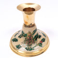 Brass Christmas Candle Holder
