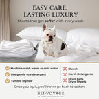 Bamboo Fitted Sheet - 100% Viscose from Bamboo - Platinum