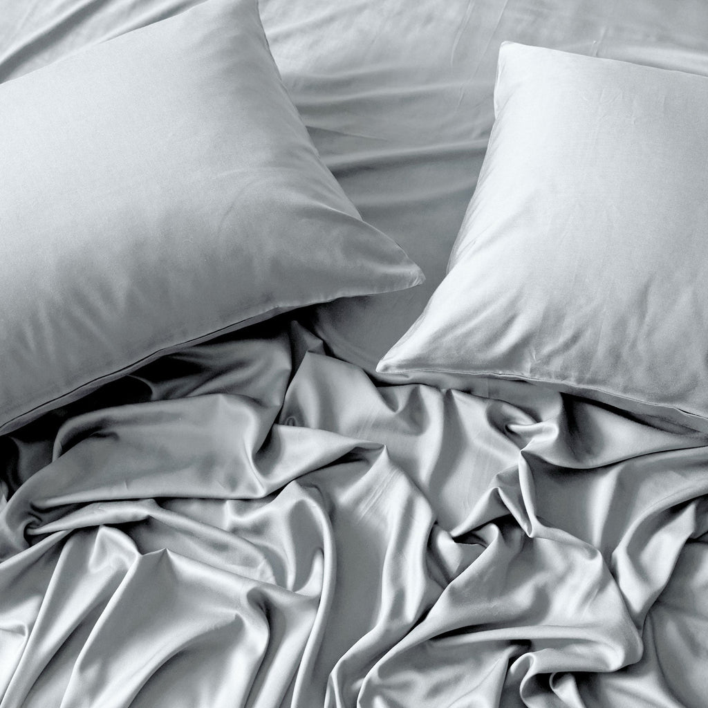 Cooling Bamboo Pillowcases - 100% Viscose from Bamboo - Stone