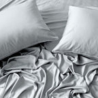 Cooling Bamboo Pillowcases - 100% Viscose from Bamboo - Stone