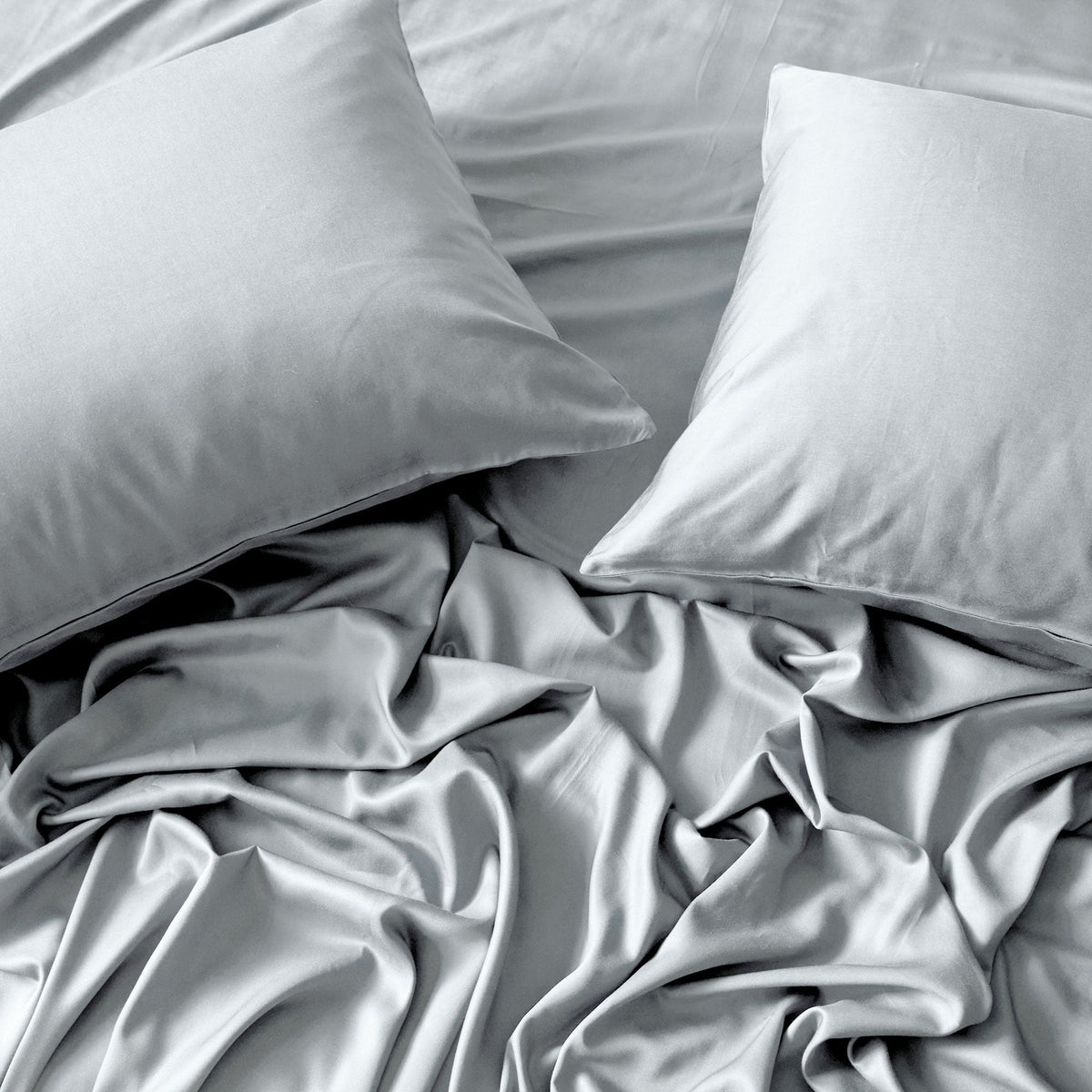 Cooling Bamboo Pillowcases - 100% Viscose from Bamboo - Stone