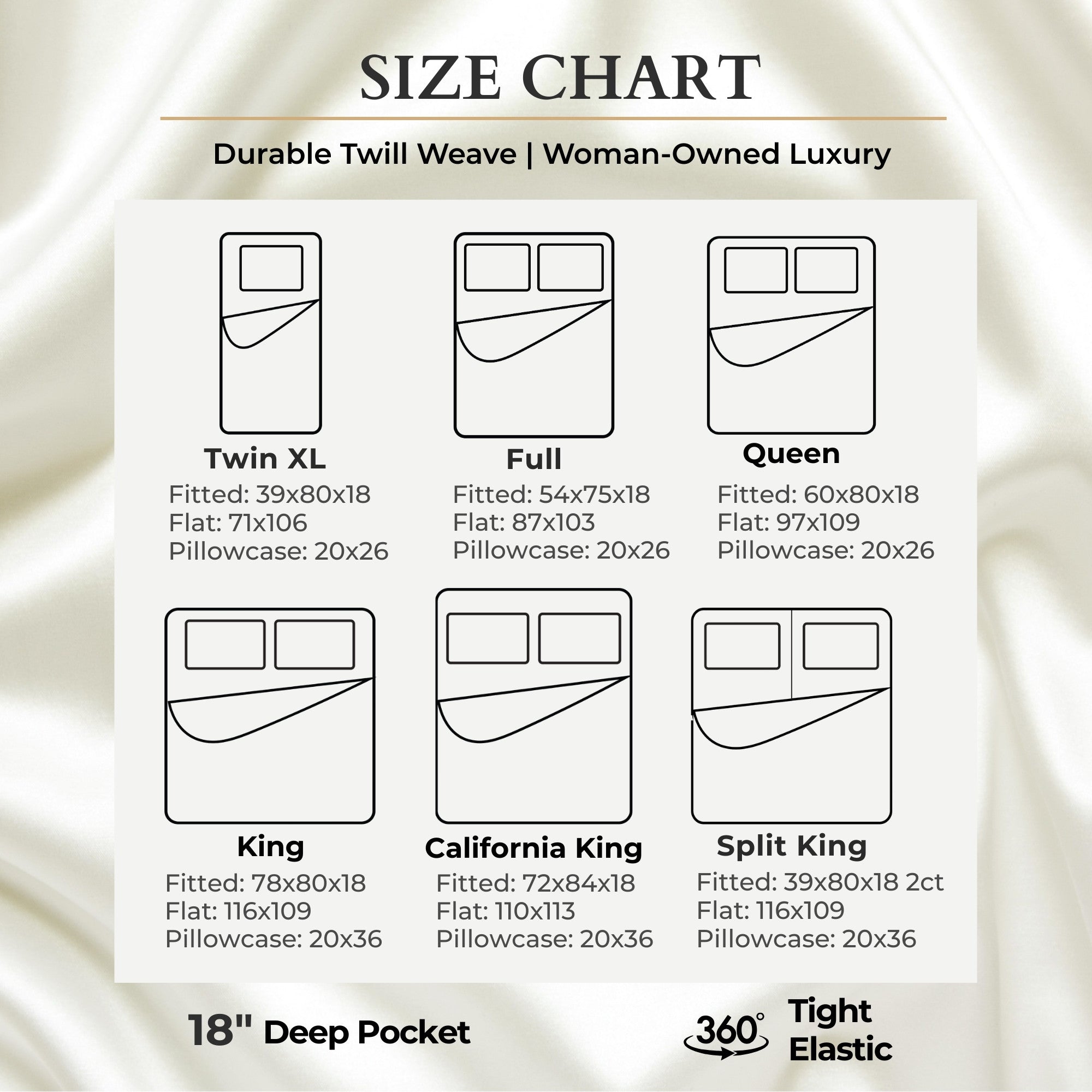 Bamboo Sheet Set - 100% Viscose from Bamboo - Ivory