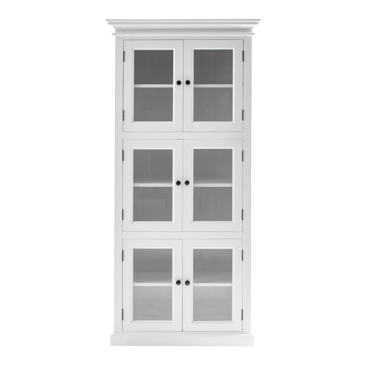 Timeless Farmhouse Style Pantry Cabinet | Spacious Storage For Dishes & Pantry Essentials | Coordinated Colors | Glazed Cupboard