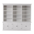 Hutch Unit With Adjustable Shelving And Elegant Design  Available In Three Sizes  Perfect Storage Solution