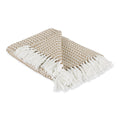 Dii Arrowhead Woven Throw, 50X60' With 3' Fringe, Stone, 1 Piece