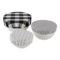 DII Asst Black Farmhouse Woven Dish Cover (Set of 3)