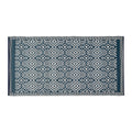 Outdoor Modern Moroccan - Blue - 3 X 6 Ft