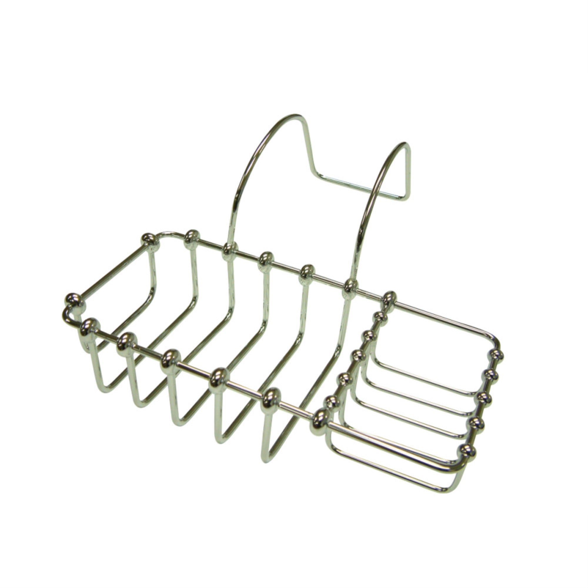 Kingston Brass CC2161 8 Clawfoot Bath Soap and Sponge Holder, Polished Chrome