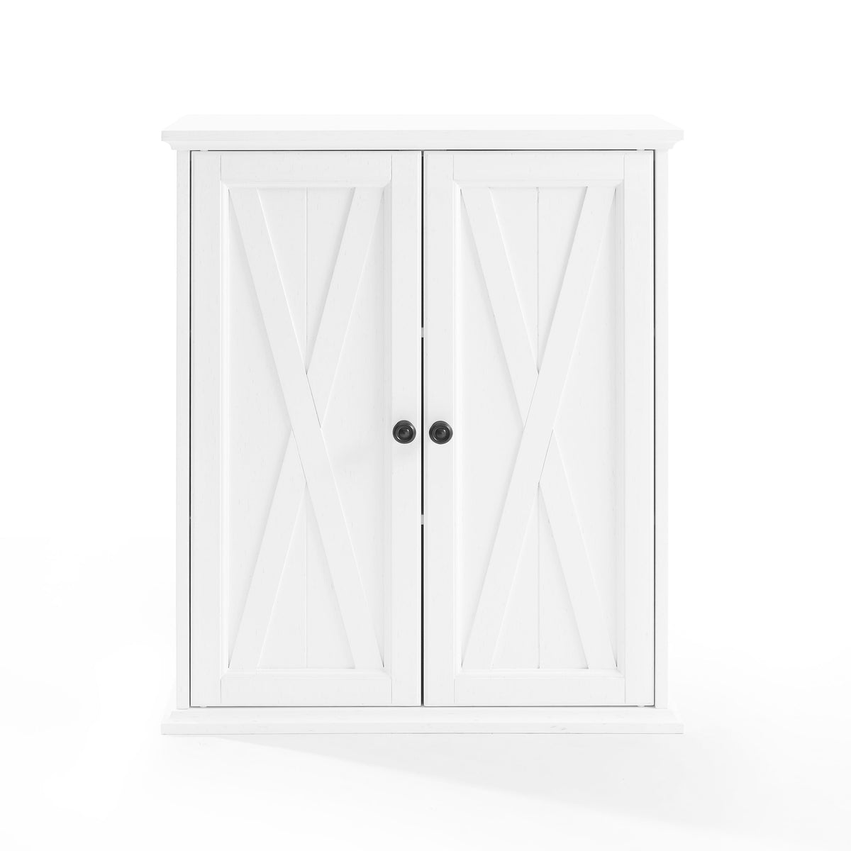 Clifton Stackable Pantry  Elegant Xpatterned Doors, Adjustable Shelves, Double Storage Capacity  Ideal For Kitchen, Utility R