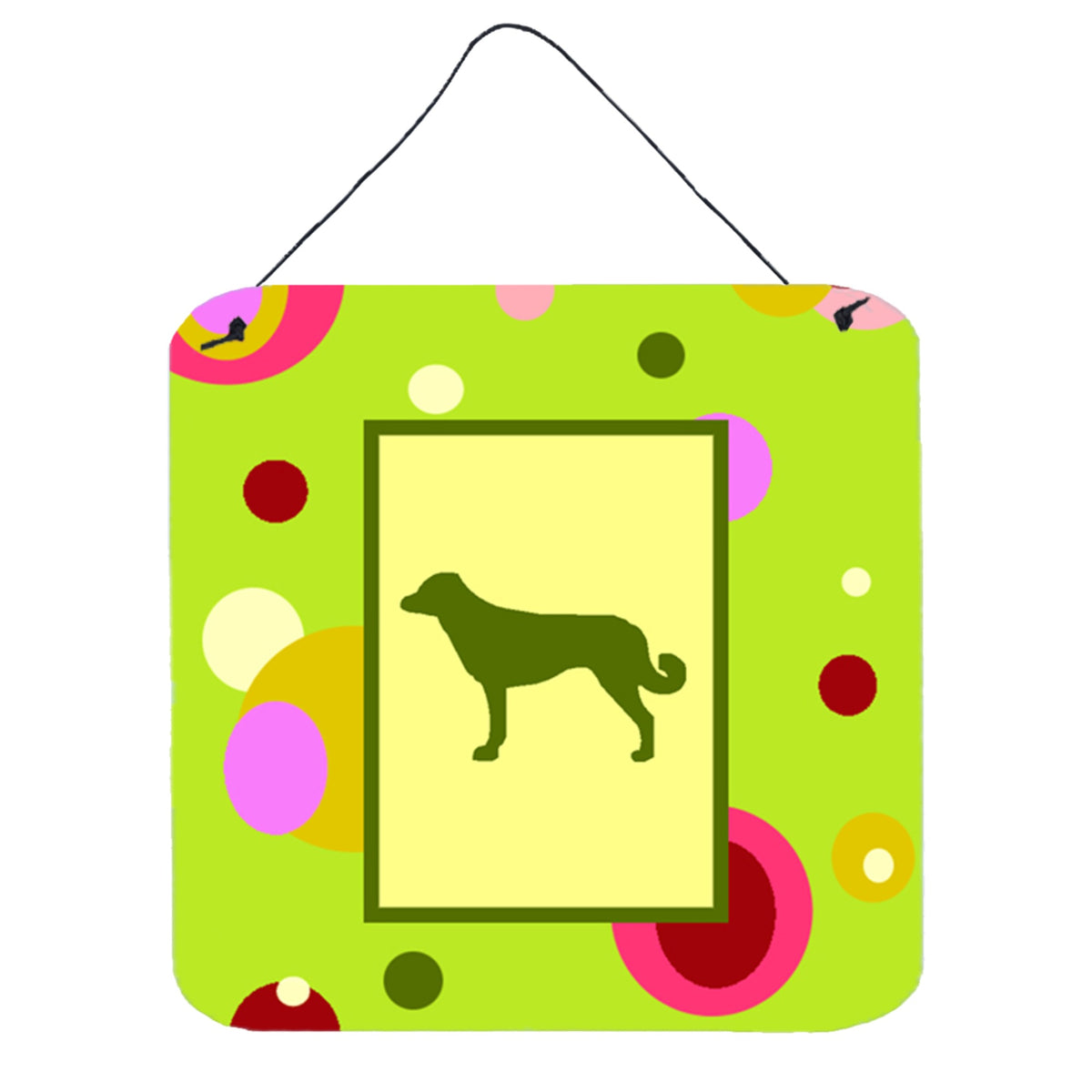 CarolineS Treasures Ck1008Ds66 Anatolian Shepherd Aluminum Metal Wall Or Door Hanging Prints, 6 X 6 Inch  Inch , Multicolor