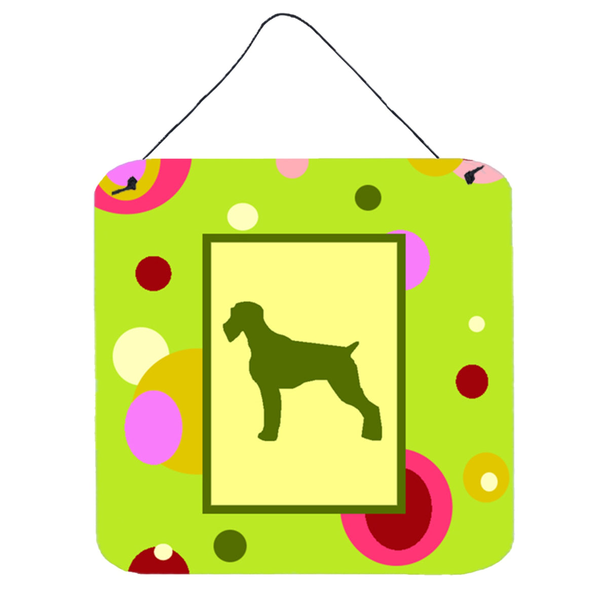 CarolineS Treasures Ck1036Ds66 German Wirehaired Pointer Aluminum Metal Wall Or Door Hanging Prints, 6 X 6 Inch  Inch , Multicolor