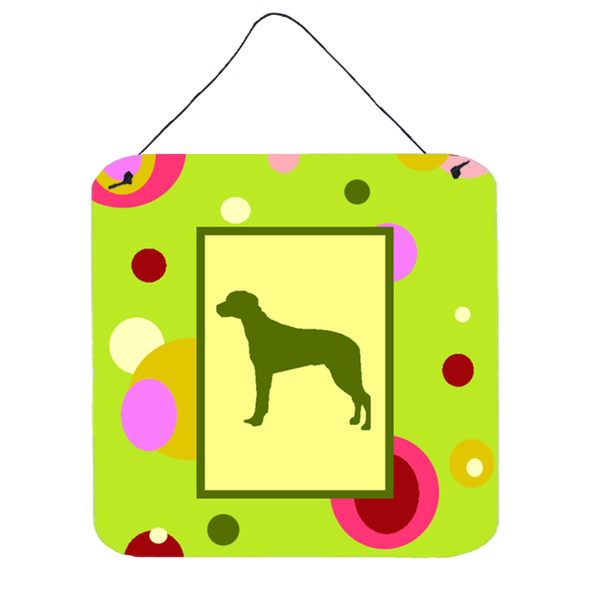CarolineS Treasures Ck1070Ds66 Rhodesian Ridgeback Aluminum Metal Wall Or Door Hanging Prints, 6 X 6 Inch  Inch , Multicolor