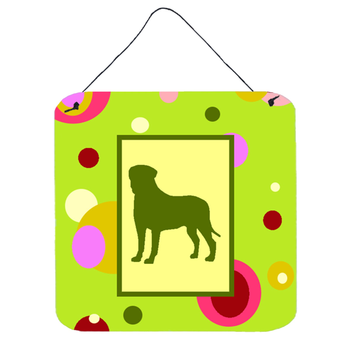 CarolineS Treasures Ck1076Ds66 Bullmastiff Aluminum Metal Wall Or Door Hanging Prints, 6 X 6 Inch  Inch , Multicolor