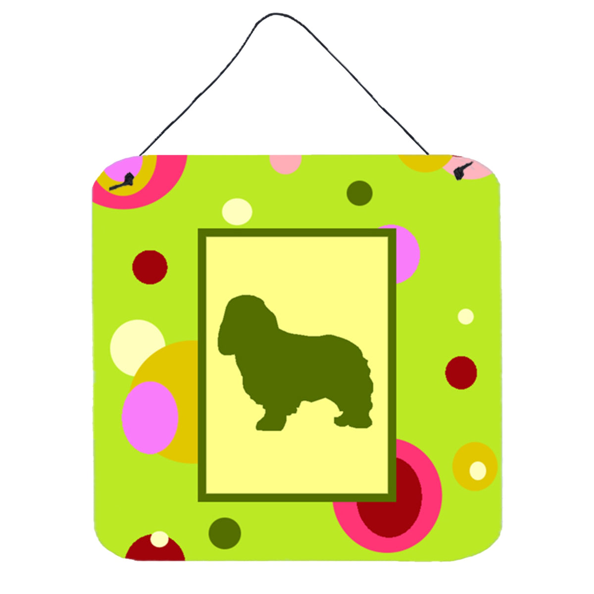 CarolineS Treasures Ck1097Ds66 Cavalier Spaniel Aluminum Metal Wall Or Door Hanging Prints, 6 X 6 Inch  Inch , Multicolor